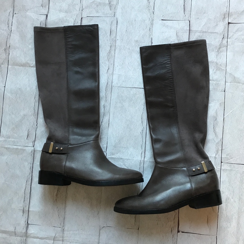 Cole Haan | 7 | Grey Leather Adler Riding Boot